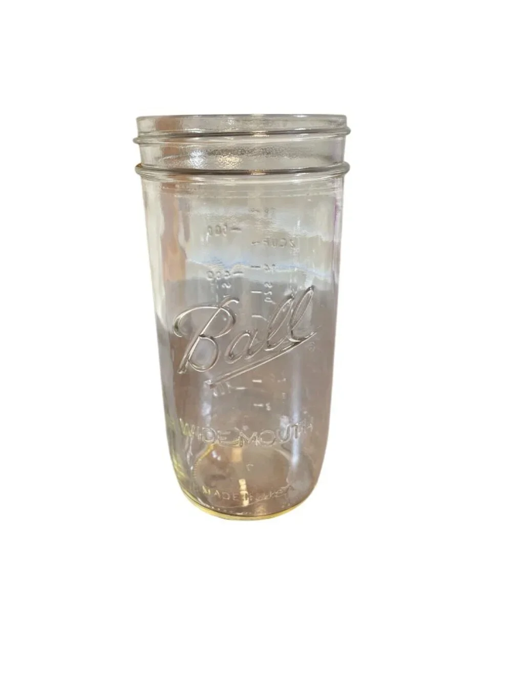 Discontinued Ball 24 oz Jar 1.5 Pint Wide Mouth Sourdough Starter - no Lid